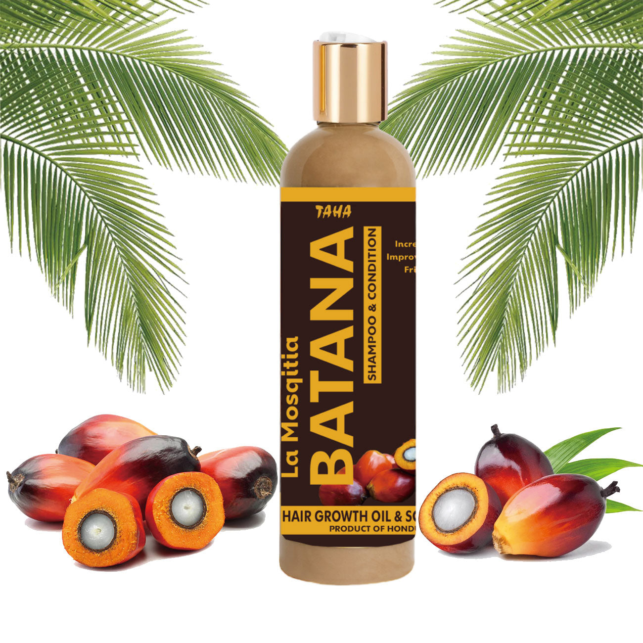 TAHA Naturals Batana Shampoo & Conditioner 2 in 1 (8oz)